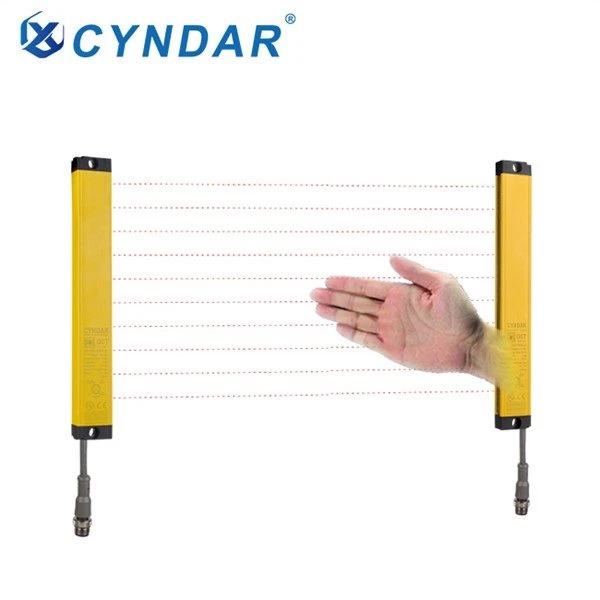 Mini Light Curtain Diogelu Diogelwch Diwydiannol